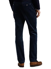 Corduroy Straight-Leg Pants