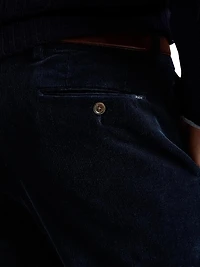 Corduroy Straight-Leg Pants