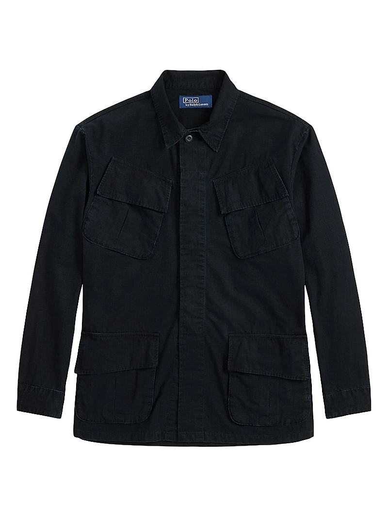 Ripstop Cotton Long-Sleeve Shirt