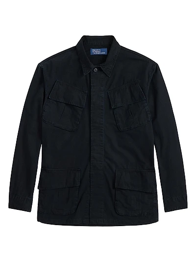 Ripstop Cotton Long-Sleeve Shirt