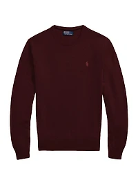 Logo-Embroidered Wool Sweater
