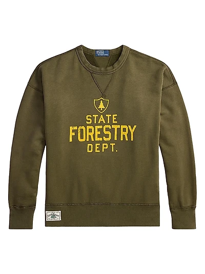 Graphic Vintage-FIt Fleece Crewneck Sweatshirt