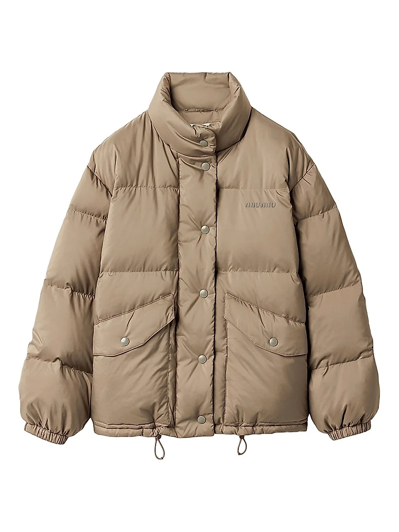 Medium Weight Technical Pongé Down Jacket