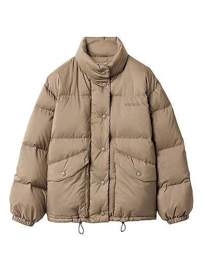 Medium Weight Technical Pongé Down Jacket