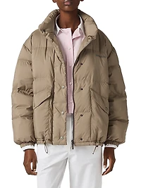 Medium Weight Technical Pongé Down Jacket