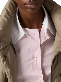 Medium Weight Technical Pongé Down Jacket