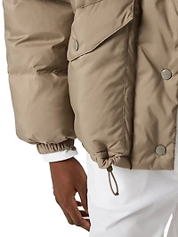 Medium Weight Technical Pongé Down Jacket