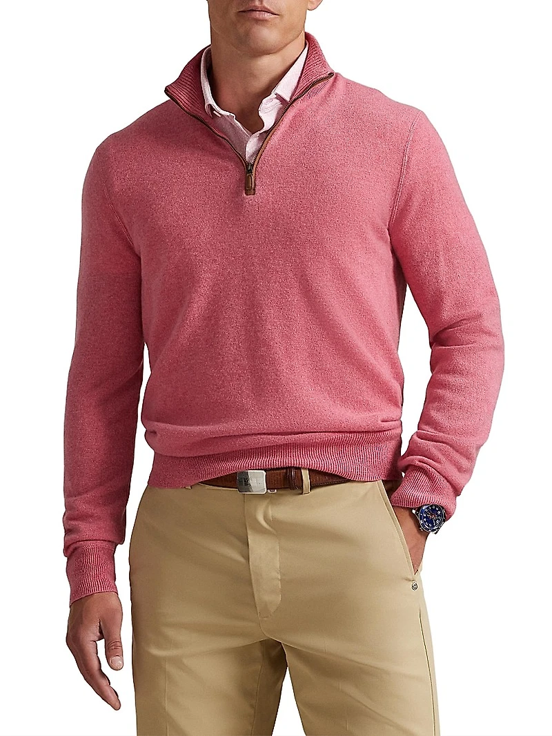 Cashmere Mock-Turtleneck Sweater