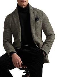 Waffle Knit Stretch Cotton Turtleneck Sweater