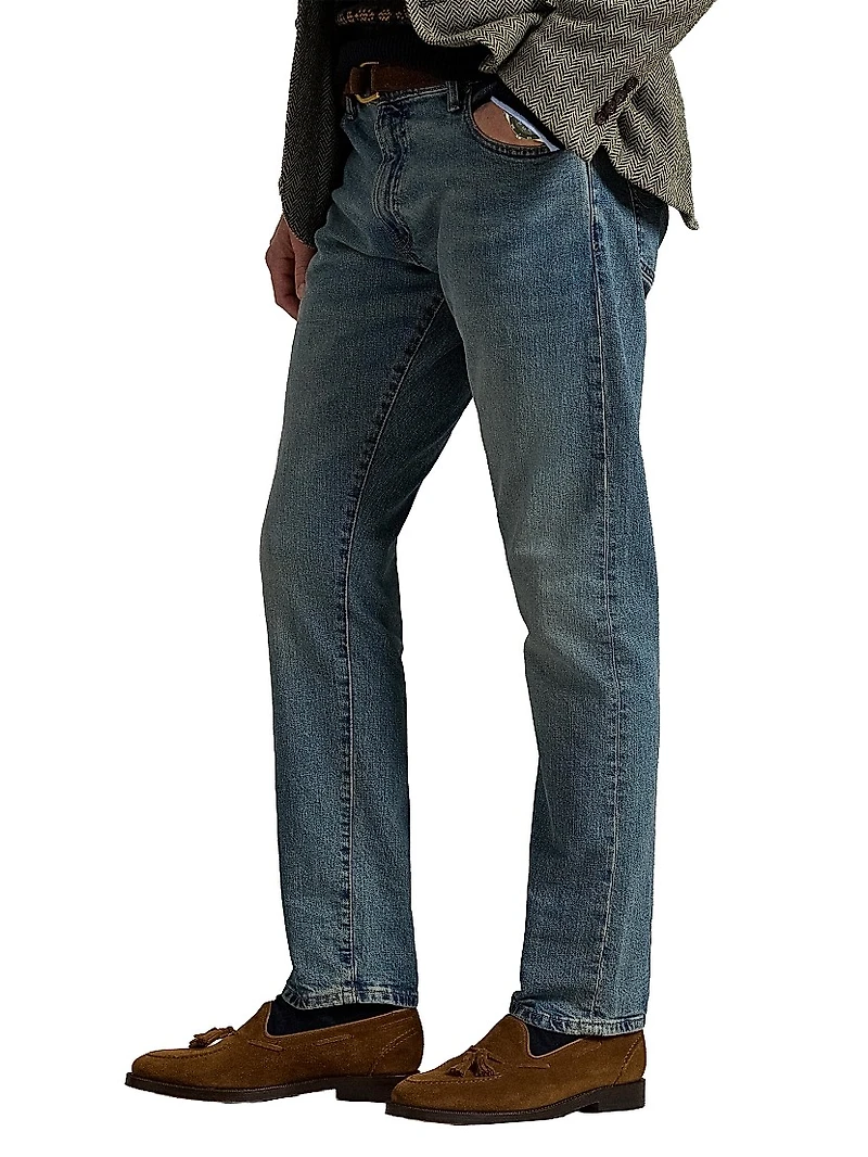 Sullivan Washed Denim StraightLleg Jeans