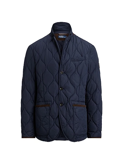 Eastham Quilted Button-Front Field Jacket