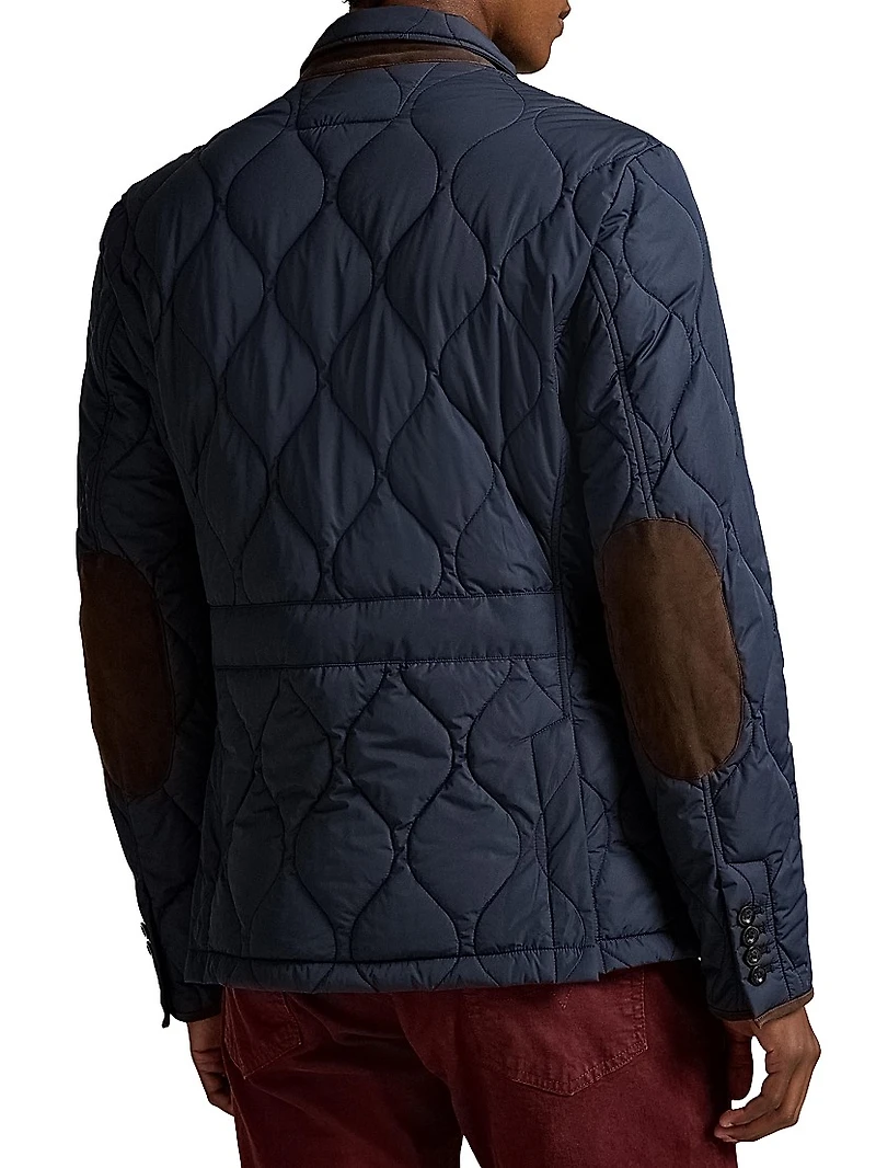 Eastham Quilted Button-Front Field Jacket