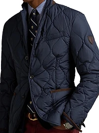 Eastham Quilted Button-Front Field Jacket