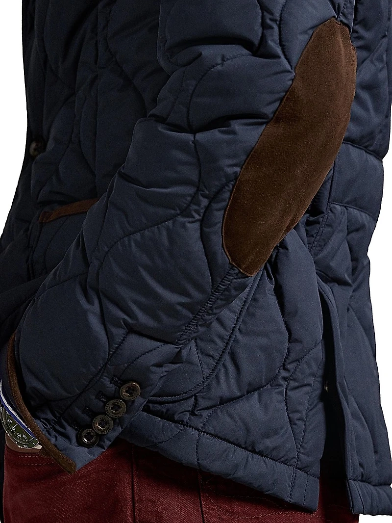 Eastham Quilted Button-Front Field Jacket