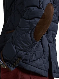 Eastham Quilted Button-Front Field Jacket