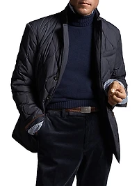 Eastham Quilted Button-Front Field Jacket