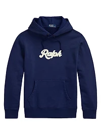 Logo-Embroidered Cotton-Blend Hoodie