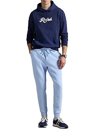 Logo-Embroidered Cotton-Blend Hoodie