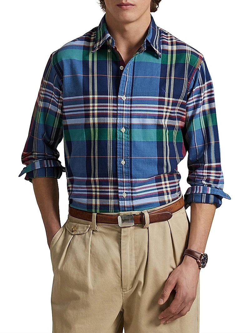 Plaid Cotton Shirt