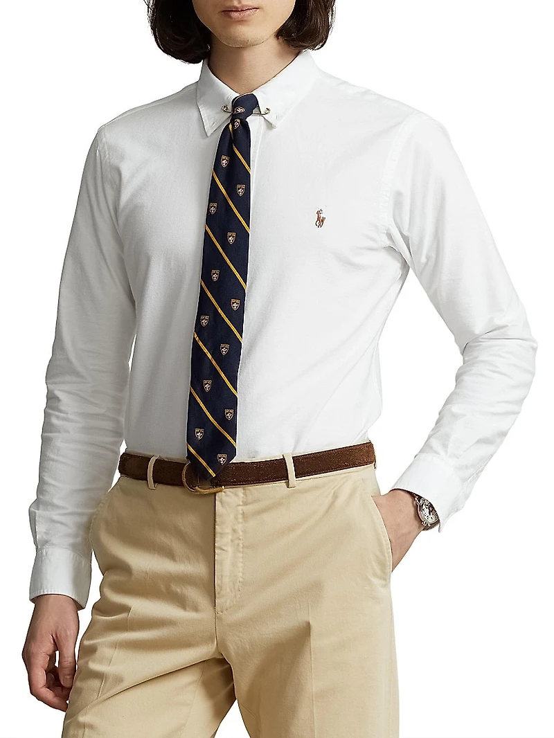 Button-Down Cotton Oxford Shirt