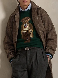 Polo Bear Wool-Cashmere Crewneck Sweater