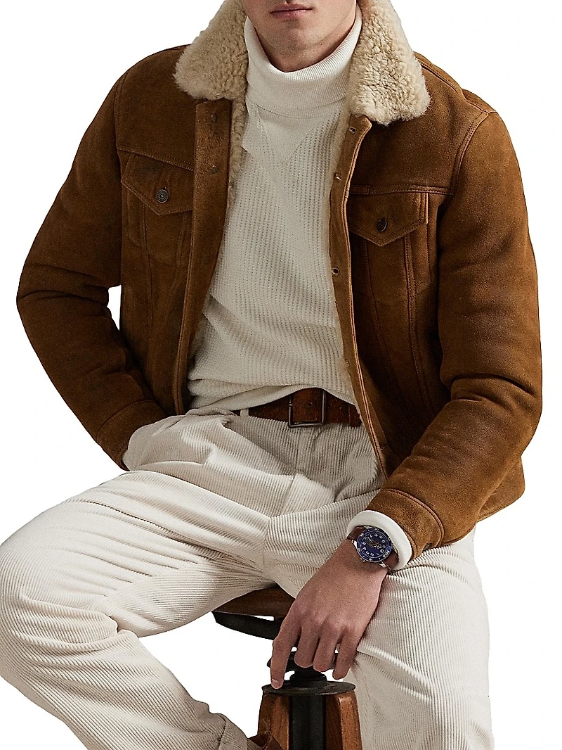 Waffle-Knit Stretch Cotton Turtleneck