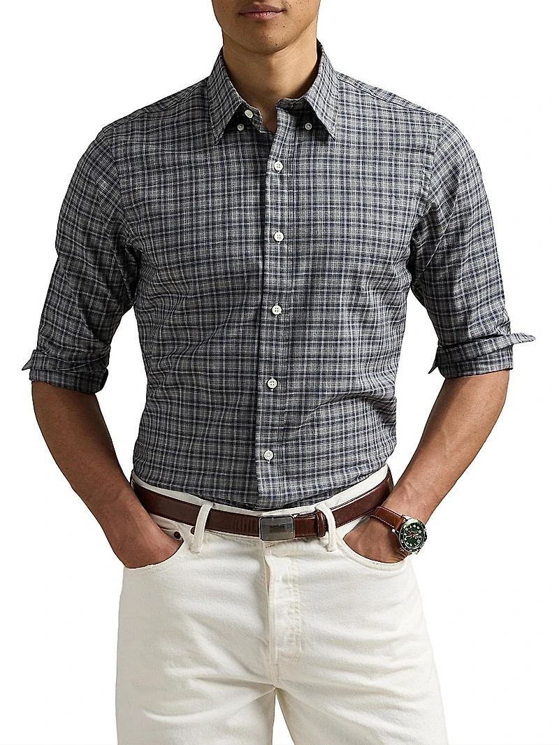Plaid Cotton Shirt
