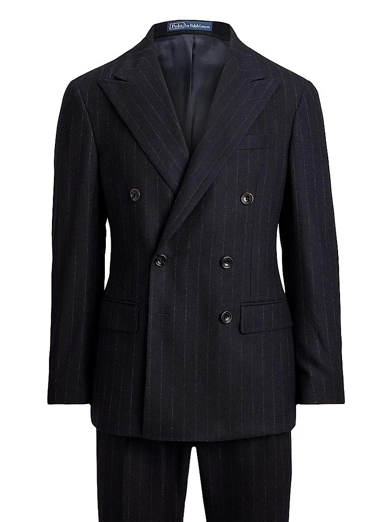 Antique Pinstripe Wool Suit