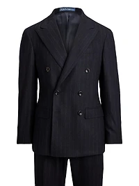 Antique Pinstripe Wool Suit