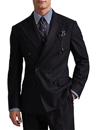 Antique Pinstripe Wool Suit