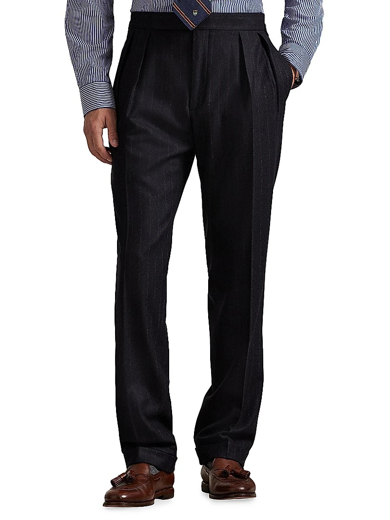 Antique Pinstripe Wool Suit