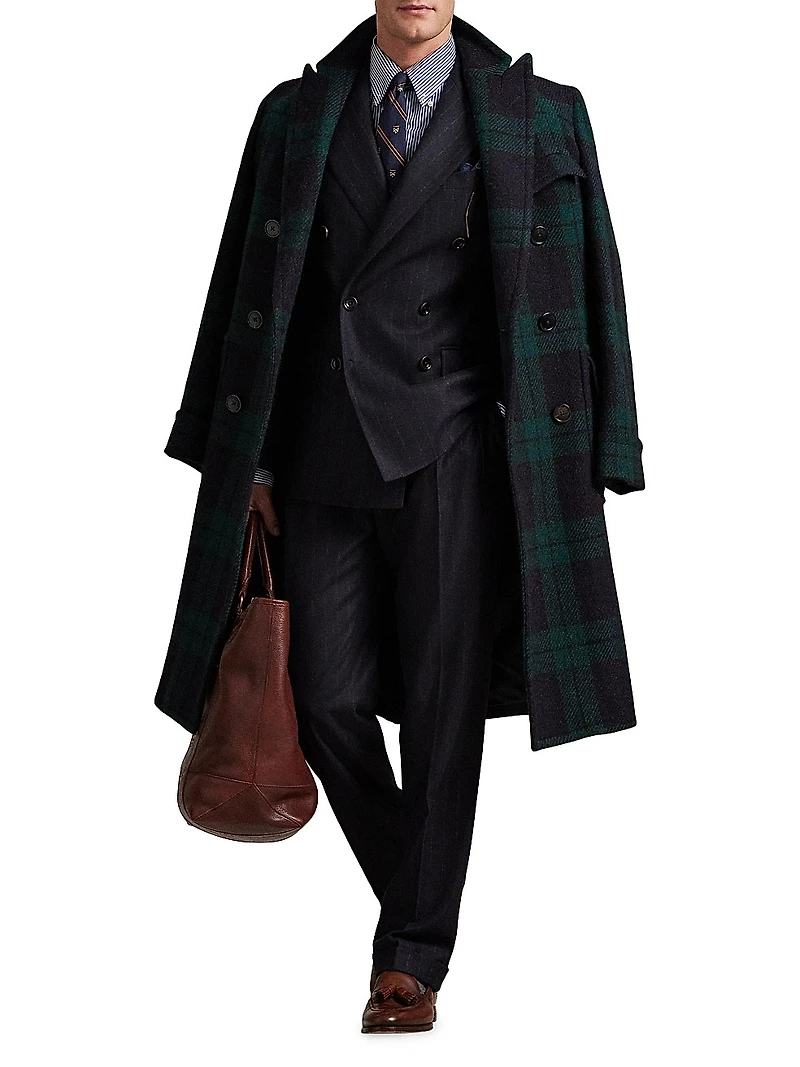 Antique Pinstripe Wool Suit