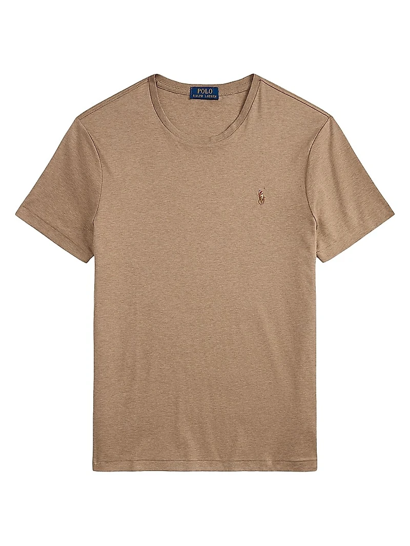Cotton Jersey Crewneck T-Shirt