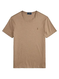 Cotton Jersey Crewneck T-Shirt