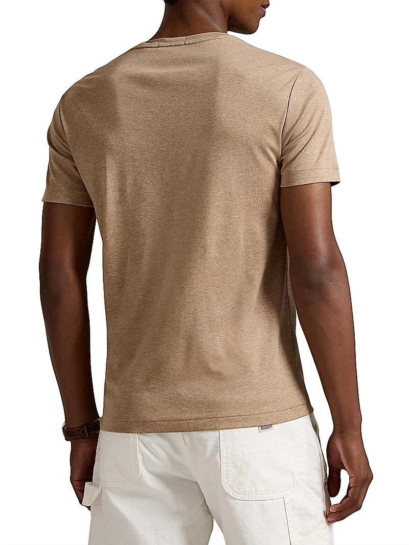 Cotton Jersey Crewneck T-Shirt
