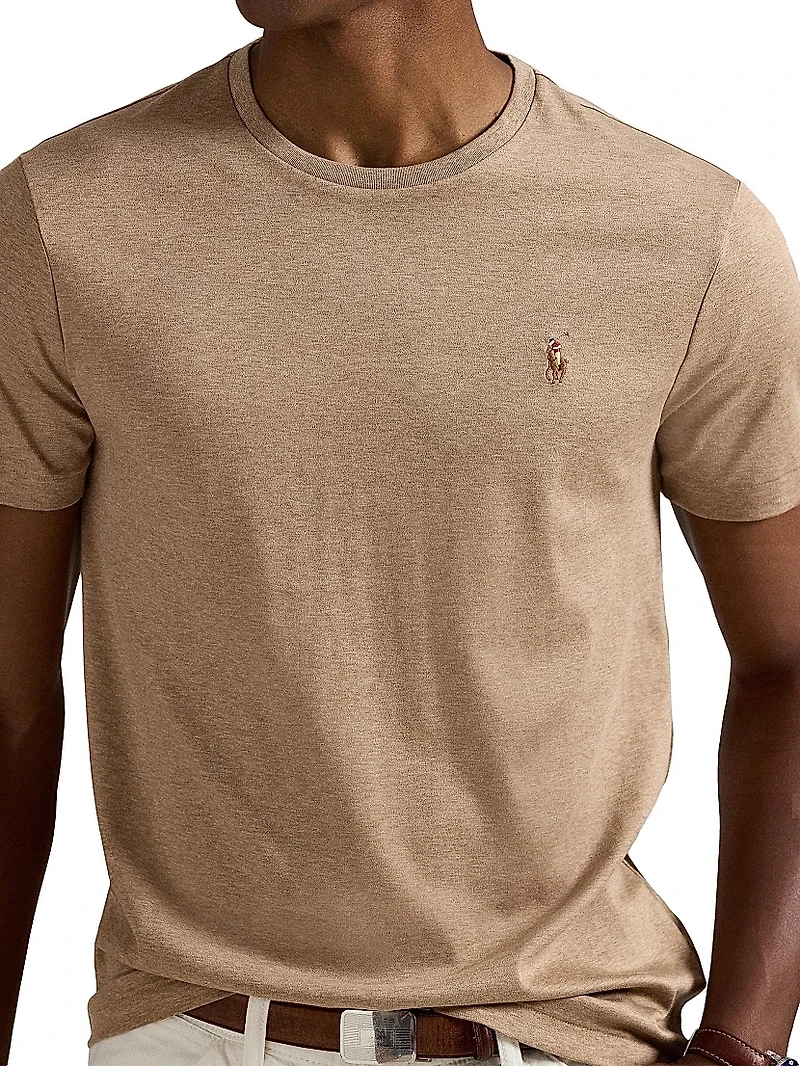Cotton Jersey Crewneck T-Shirt