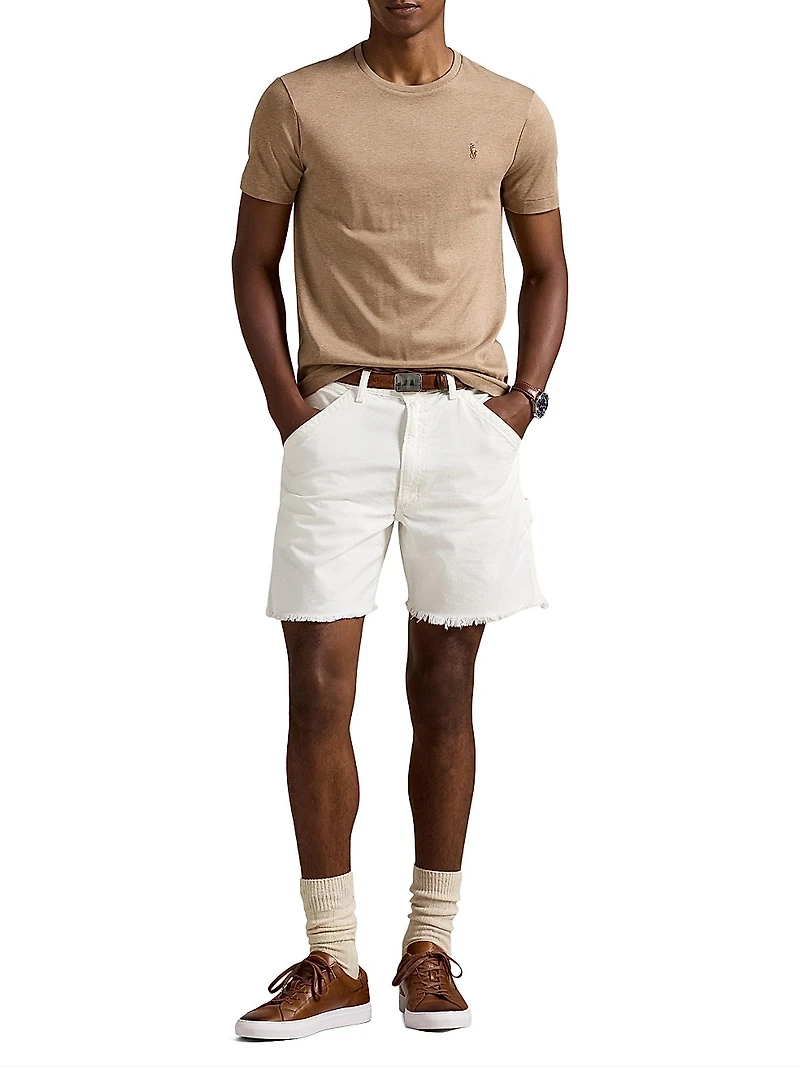 Cotton Jersey Crewneck T-Shirt