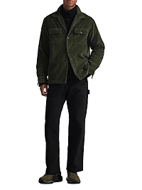 Corduroy Button-Front Shirt