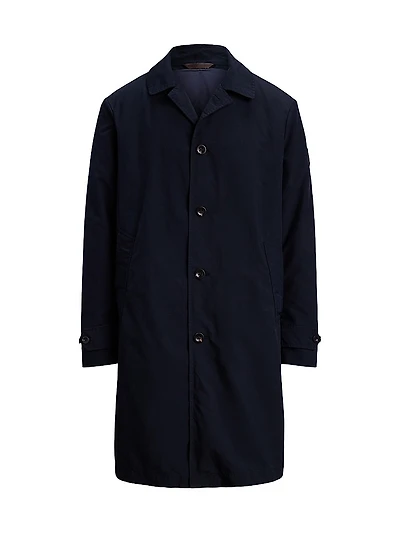 Single-Breasted Button-Front Coat