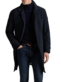 Single-Breasted Button-Front Coat