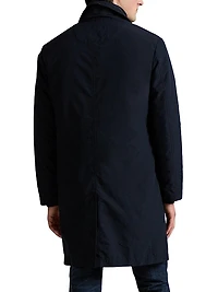 Single-Breasted Button-Front Coat