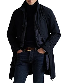 Single-Breasted Button-Front Coat