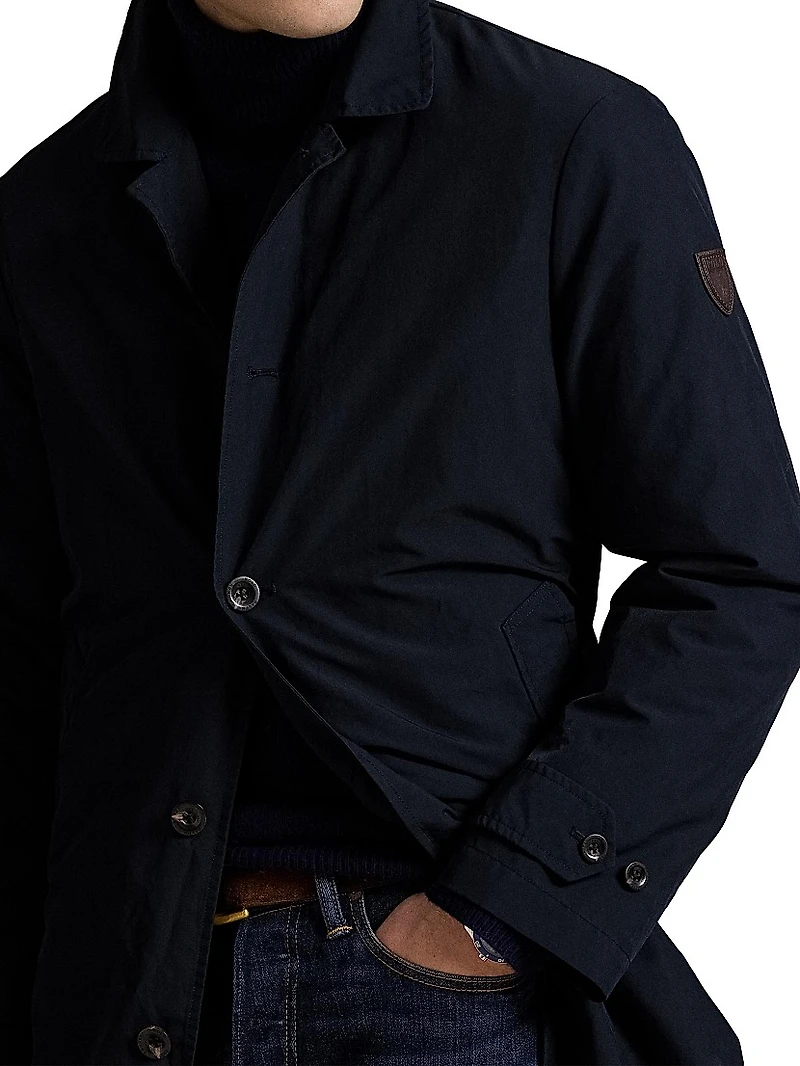 Single-Breasted Button-Front Coat