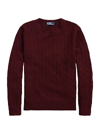 Cashmere Cable-Knit Sweater