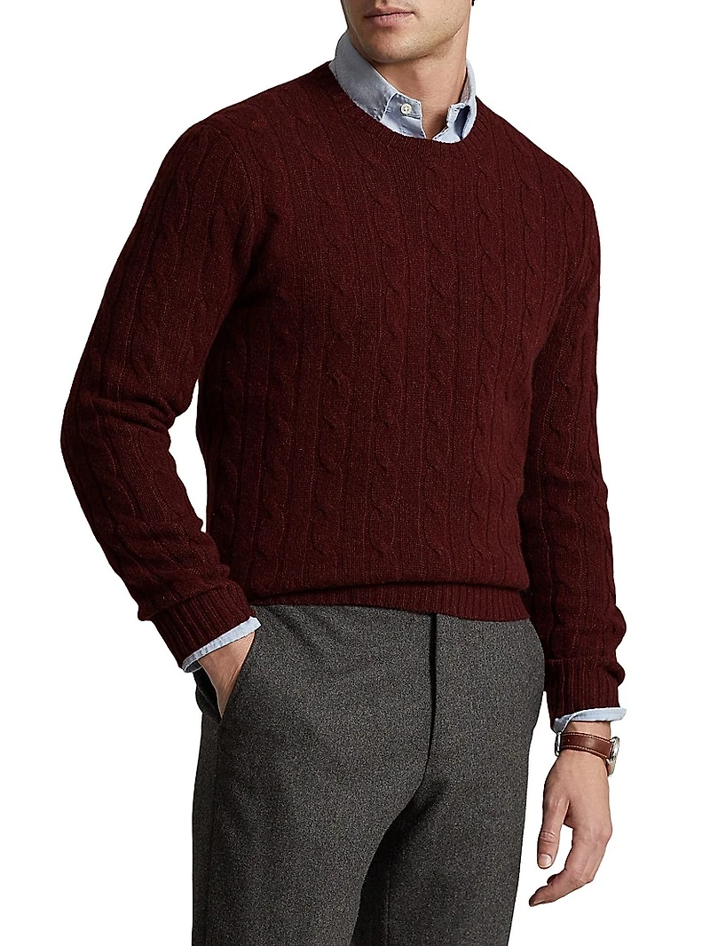 Cashmere Cable-Knit Sweater