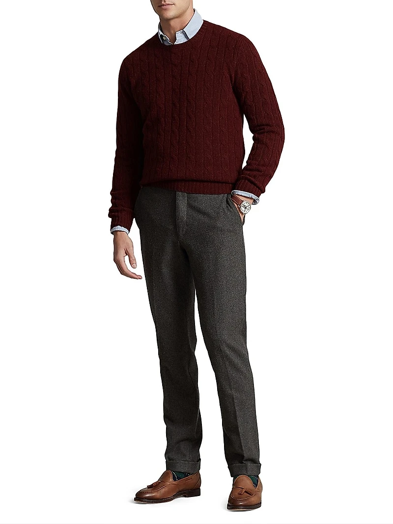 Cashmere Cable-Knit Sweater