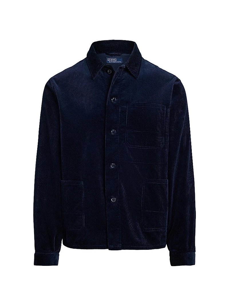 Corduroy Single-Breasted Field Jacket