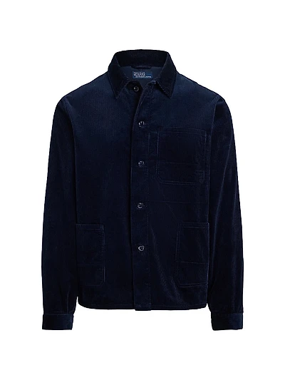 Corduroy Single-Breasted Field Jacket