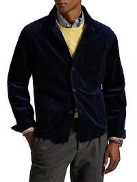 Corduroy Single-Breasted Field Jacket