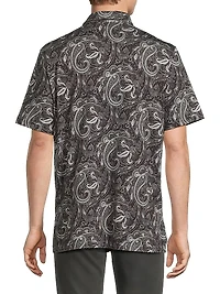 Paisley Jersey Polo Shirt